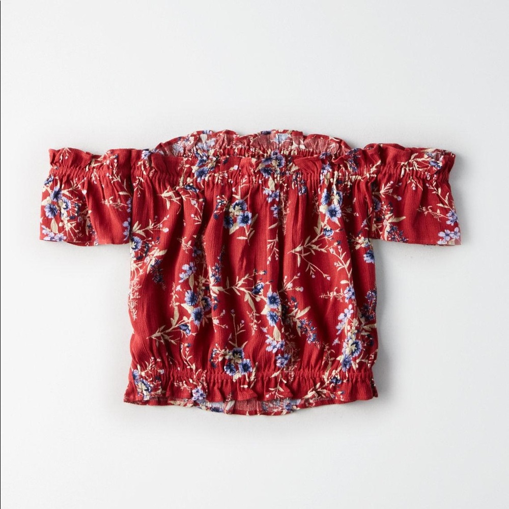 American Eagle off the shoulder top